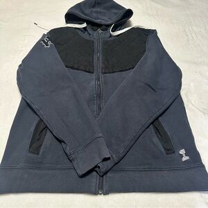 Harley-Davidson Black and Silver Logo Patch, Large fits like Medium